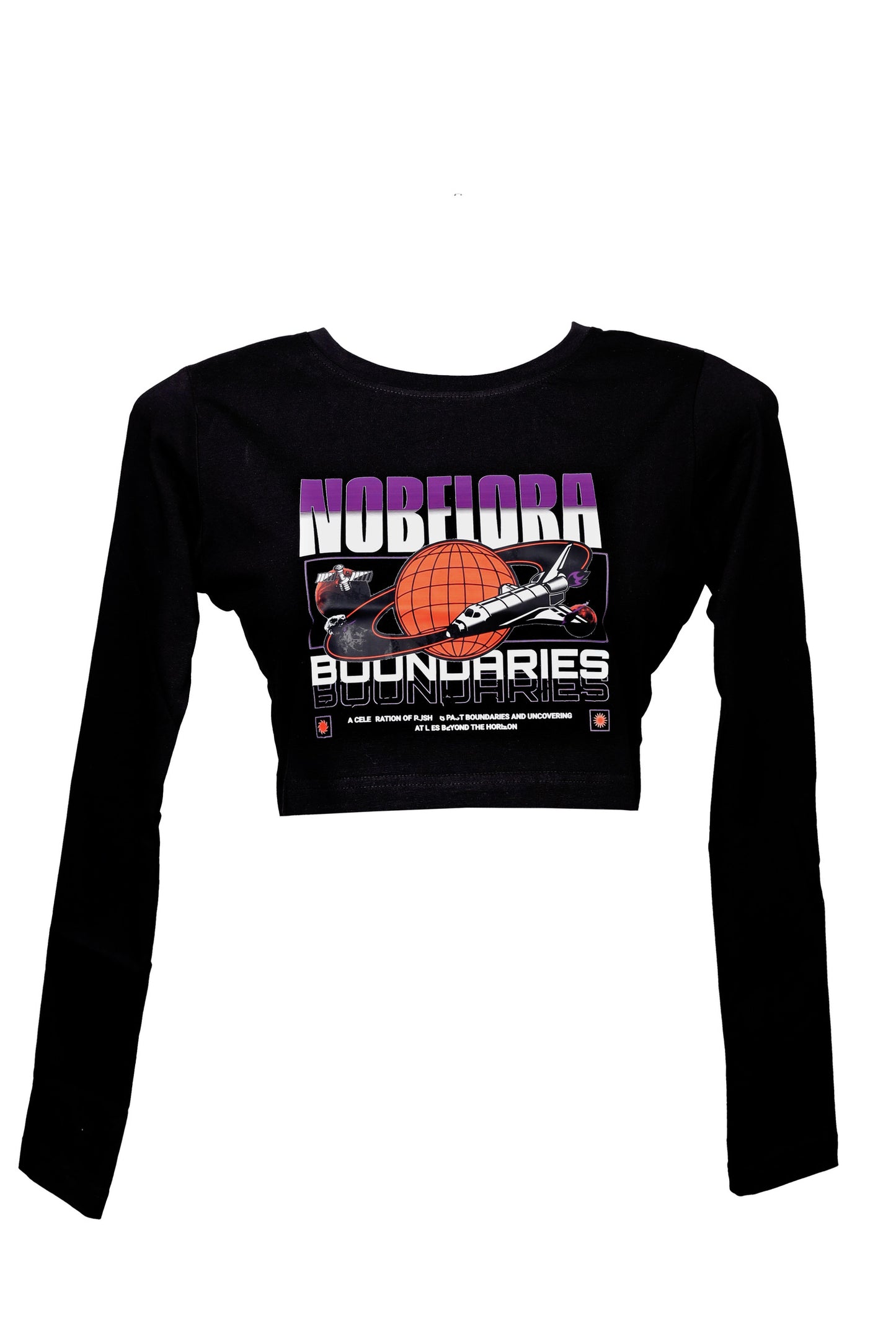 "Space" Graphic Top By NOBELORA